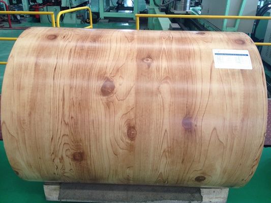 0.2mm Kayu Printech Color Coated Coil Prepainted Steel Coils PPGI PPGL