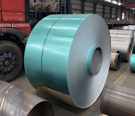 AZ100 Hijau AFP Baja Aluzinc Untuk Genteng Atap Berlapis Batu 55% Galvalume Steel Coil Sheet DX51D