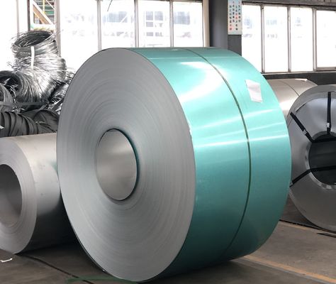 AZ70 Hot Dip Galvalume CR Full Hard Steel Coils Untuk Panel Lembar Bergelombang kelas g550