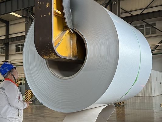 S250GD AZ80 Aluzinc Steel Coils Chromated 6+ Skin Passed