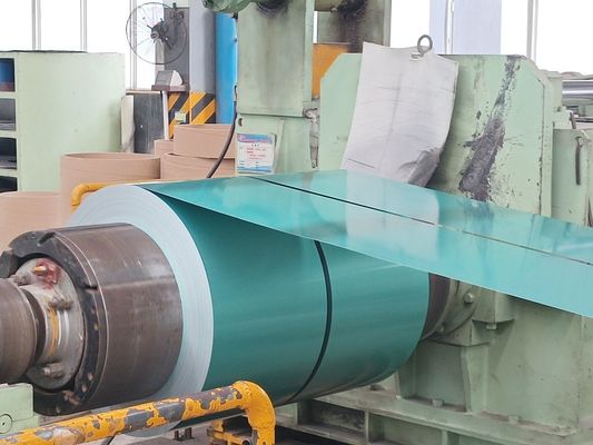 0.75mm Galvalume Aluzinc Slitting Steel Coils ASTM A792M untuk Kerangka Keel Baja Ringan