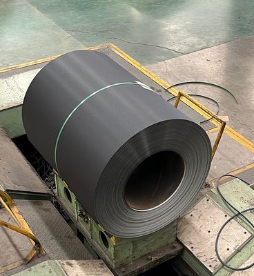 PVDF AZ150 PPGl Z275 PPGI VALSPAR Tekstur Mat RAL9005 RAL9004 Pra-dicat Galvanis Baja Hitam Roof Tile bergelombang