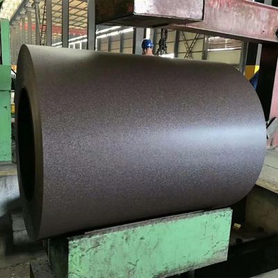 1.0mm PPGI Tekstur Matt Prepainted Steel Coil HDP Valspar Untuk Atap