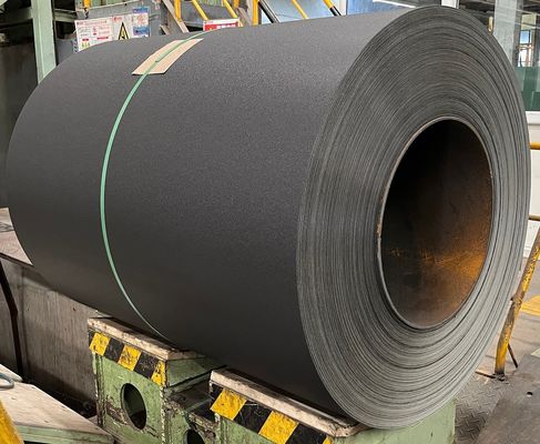 RAL9005 Black Matt Textured Z275 Galvanized Steel PPGL Color Coated Sheet