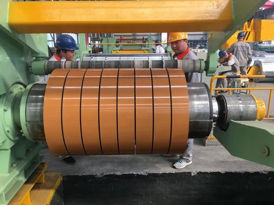 DX51D strip logam lembaran galvanis HDP berlapis warna