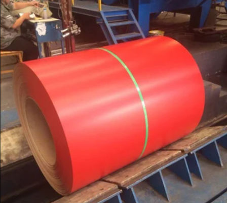 Pre-dicat Galvalume Steel AZ120 PPGL Steel Coil SMP DX51D Untuk Panel Tembok Logam 20 Tahun Garansi cat anti goresan
