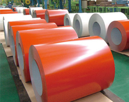 HDP PPG 0.50-1.0mm Z275 PPGI Pre Painted Color Coating Steel Coils DX51D Penggunaan Untuk Panel Atap