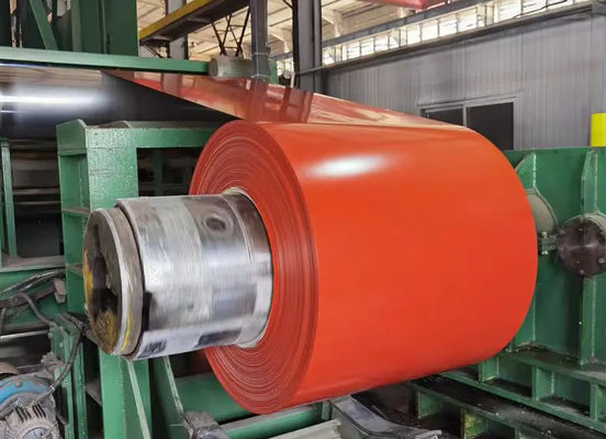 RAL Color Coated Steel Coil Prepainted Galvanized Z275/PPGI Untuk Bahan Bangunan