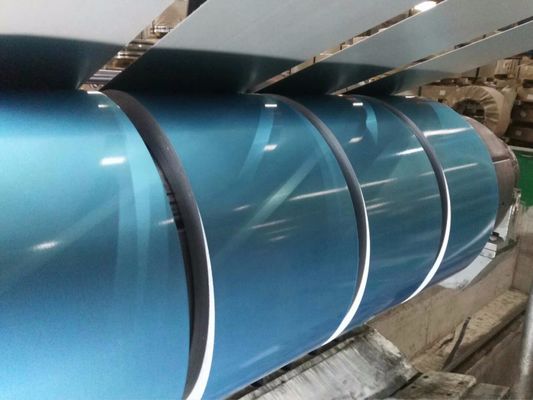 0.95*168mm AFP 55%Aluzinc Steel Coil Rumah Baja Ringan G550 Baja Struktural AZ150 Galvalume Steel Coil Anti-Finger Prin