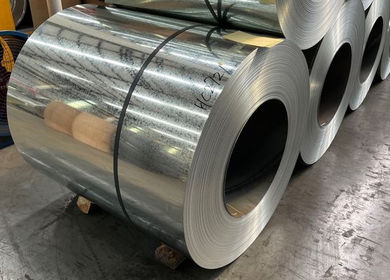 Bahan Rumah Baja Ringan Hot Dip Zinc Coated Baja Struktural G550 SGC570 Baja Galvanis Slit Coil Full Hard