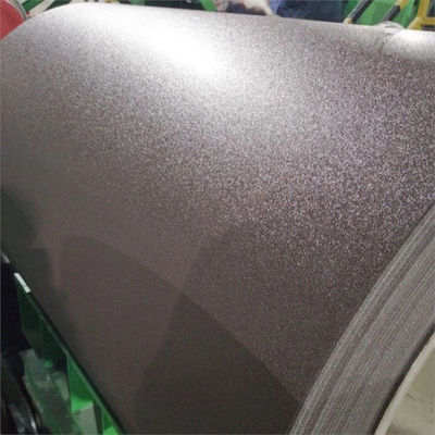 RAL8019 PVDF 40 tahun Matt Tekstured Steel Coil PPGL AZ150, Z275 PPGI 0.50×1250 HDP Cat Galvanized Steel Metal Roof
