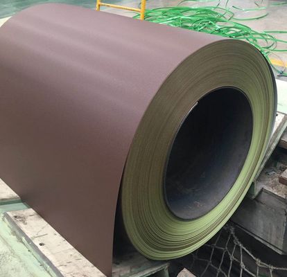 Anti-Goresan tekstur permukaan matte Prepainted Galvanized Warna kerutan dilapisi Steel Coil PE ((Regular), SMP, HDP