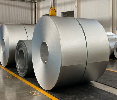 Bahan BangunanAZM150+/-20 Aluzinc Steel Coil 55% Aluminium 43.5% Zinc 1.5% Si Galvalume SteelAfp Az30 Regular Spangle