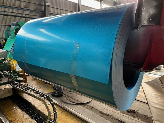 55% Aluzinc Biru AFP Galvalume Baja Struktural Baja S550GD AZ150 Rumah Kerangka Baja 50 Tahun Garansi