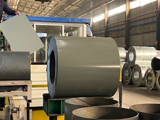 RAL/Cetak/Matte/Wrinkled Regular Modify Polyester Color Coated PPGI Ral 9012 PPGI Steel Coil 0.17mm-0.8mm
