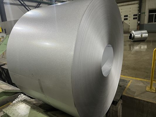 ASTM A792 G550 Az100 Az150 55% Aluzinc GL Steel Sheet Coil 26 Gauge Skin Pass Untuk Atap