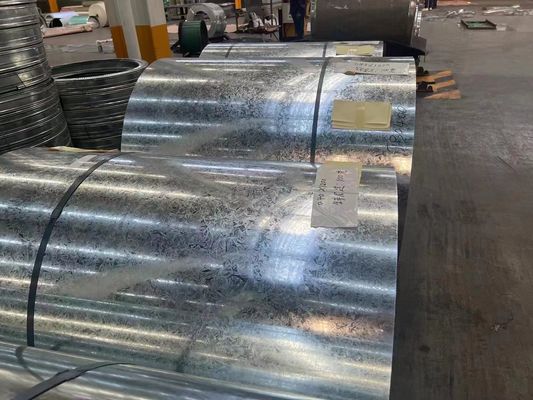 Panel atap bergelombang Z120g Galvanized Spangle Sheet Tile Zinc Coated Steel Structural Steel SS550GD Galvanized Steel