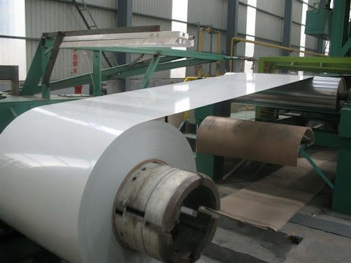 AZM150+/-20 PPGL RAL9003 Single White PPAL CS-B Roof Panel Corrugated Tiles Color Sheet Coil Pre-Painted Aluzinc Steel