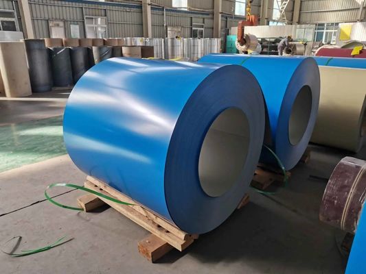 Ral Warna dilapisi dalam stok Gi PPGI PPGL Galvanized Steel Coil dengan Hot Dip ASTM 0,35mm 0,45mm Zinc untuk Lembar Atap