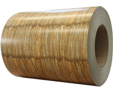 Printech Color Coil 3003H24 Aluminium Coil PVDF Kayu Biji 50 Tahun Garansi Printech Color Coated Coil