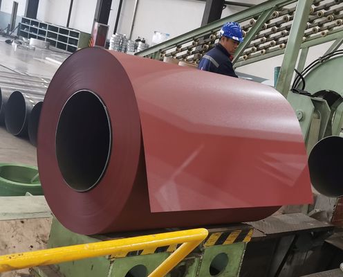 AZ150 PPGL Mat Textured Steel Exterior Cladding Lembar bergelombang