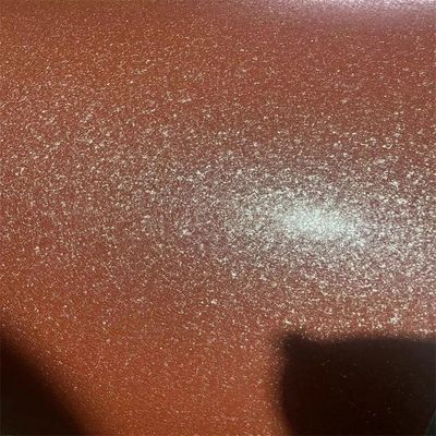 Wrinkle Matt RAL8017 Brown Wall Cladding 40 Tahun Garansi Tekstur Steel Coil Dicat Galvanized Steel Metal Atap