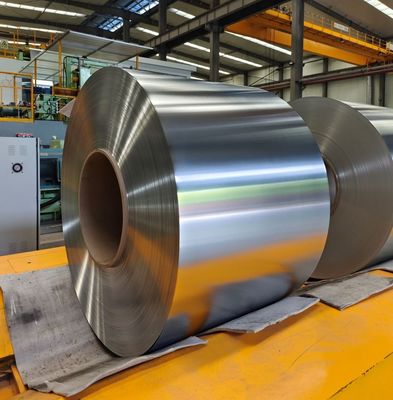 Minuman Tinplate Can ETP Tinplate Coil Plate T1-T5 Temperature 2.8/2.8 Lapisan