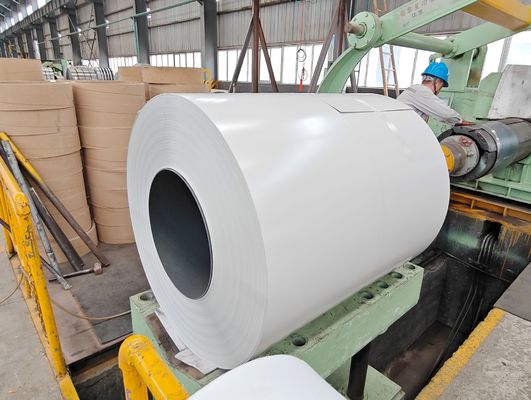 0.50*1250 Pasar Eropa Cat Steel Coils PE cat 10 Tahun Garansi Z100 Galvanized Warna Coated Coil