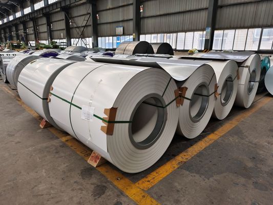 AZ150 Aluzinc Galvalumed Color Coated Steel Coil - Sesuaikan Warna 20-45 Mikron Lapisan organik