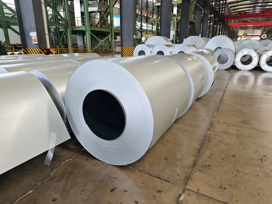 Panel atap baja 55% Aluzinc DX51D ASTM A792M S280GD Galvalume Steel Coil